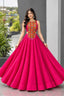 Rani Pink Silk Mirror & Shell Work Lehenga Set ClothsVilla