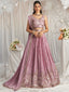 Rose Gold Georgette Sequin embroidery Semi-Stitched Lehenga choli & Dupatta ClothsVilla