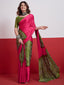 Ruhika Mirror Work Semi Modal Saree for Wedding & Party Wear ClothsVilla