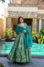 Silk Digital Print Anarkali Gown with Dupatta Collection Clothsvilla