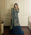 Teal Heavy Faux Georgette Embroidered Palazzo Set with 5mm Sequin & Rivet Moti Work, Fancy Latkan Border & Dupatta ClothsVilla