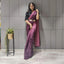 Ready to Wear Chiffon Saree with Metal Belt ClothsVilla