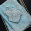 Sky Blue Organza Silk Saree with Heavy Embroidery work ClothsVilla