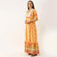 Yellow Color Gown in Soft Cotton for Haldi Ceremony ClothsVilla