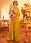 Mustard Yellow Zari Woven Soft Tissue Silk Saree Clothsvilla
