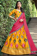 Load image into Gallery viewer, Amazing Yellow Sequins Embroidered Silk Lehenga Choli ClothsVilla