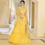 Lightning Yellow Gota Patti Pattern work Lehenga choli ClothsVilla