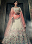 Beautiful Off White Georgette Base Lehenga Choli Clothsvilla