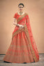 Heavy Bridal Wear Lehenga Choli With Dupatta All over Zari Work Clothsvilla