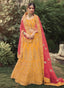 Mustard Yellow Color Heavy Work Satin Fabric Lehenga Choli Clothsvilla
