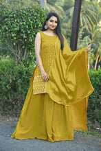 Load image into Gallery viewer, Women&#39;s Yellow Sharara Set for Party Wear Clothsvilla