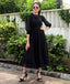 Women's Black Tunic with a Fashionable Flair Clothsvilla