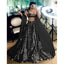 Black Lehenga Choli with Heavy Sequence Work for Wedding ClothsVilla