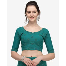 Load image into Gallery viewer, Bottle Green Color Lehenga Choli with Embroidery Work ClothsVilla