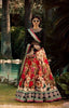 Gorgeous Colourful Floral Printed Lehenga with Black Choli ClothsVilla