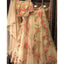 Cream Colored Lehenga Choli with Embroidery Work ClothsVilla