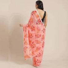 Load image into Gallery viewer, Full sequence Pink Saree with Black Blouse ClothsVilla
