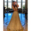 Gold Colored Net Lehenga Choli with Heavy Sequence Work ClothsVilla