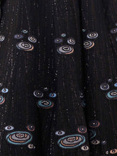 Load image into Gallery viewer, Black Georgette Embroidery Semi Stitched Lehenga Choli Clothsvilla
