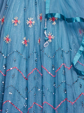 Load image into Gallery viewer, Aqua Net  Stitched Lehenga Choli Clothsvilla