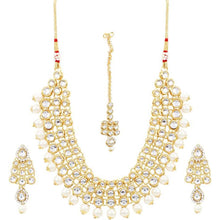 Load image into Gallery viewer, Alloy Jewel Set (White and Gold) ClothsVilla