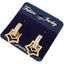 American Star shape Diamond Bali Earrings Diamond Brass Hoop Earring ClothsVilla