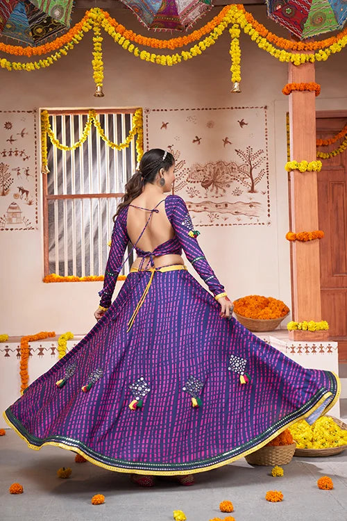 Blue Exclusive New Navratri Chaniya Choli Collection ClothsVilla.com