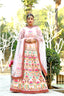 Blushing Peach Silk Sequnis Embroiderey Lehenga Choli ClothsVilla