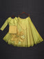 Parrot Color Rajwadi Chanderi Silk Lehenga Choli With Chanderi Silk Dupatta Clothsvilla