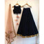 Designer Lehenga with Gold Lace and Latkan for Wedding, Casual and Party Wear ClothsVilla