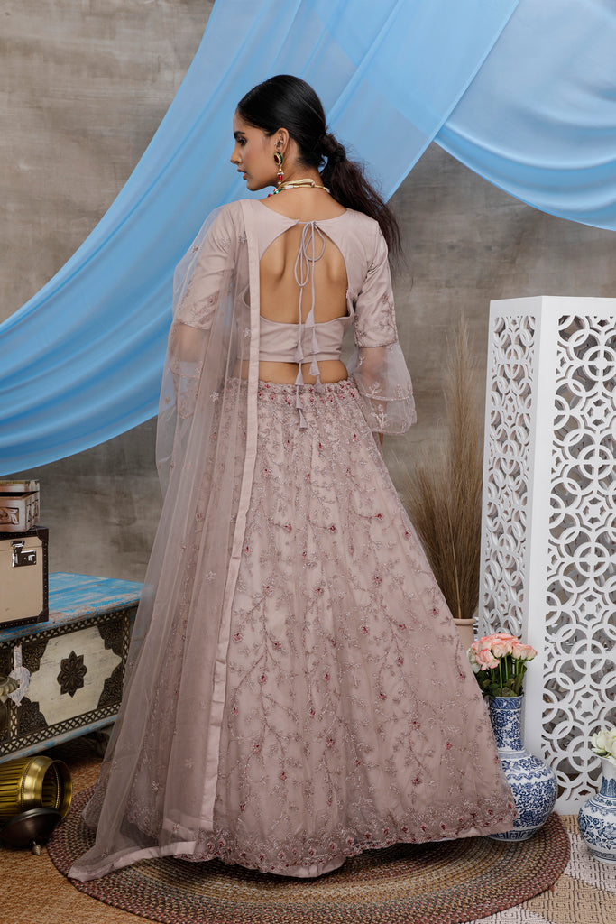 Dusty Purple Lehenga choli For women,wedding bridal wear lengha choli custom made party wear, Bollywood Style ClothsVilla