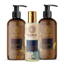 Load image into Gallery viewer, ELORIYA Argan Hair Shampoo Moroccan Argan Hair Oil Argan Hair Conditioner Multipack ELORIYA