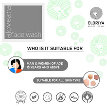 Load image into Gallery viewer, ELORIYA Aloe Vera Face Wash for Women and Men | 120ml ELORIYA