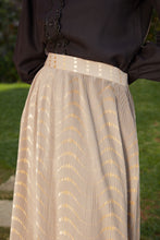 Load image into Gallery viewer, Exclusive Cream Color Fancy Fabric Indo Western Top And Printed Skirt ClothsVilla