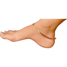 Load image into Gallery viewer, Fancy anklets for girls women Brass Anklet (Pack of 2) ClothsVilla