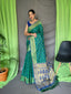 Patola Silk Woven Saree Vol. 7 Contrast Green Clothsvilla