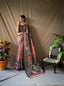 Cotton Kalamkari Printed Saree Dusty Pink Clothsvilla