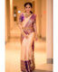 Groovy Peach Soft Silk Saree With Angelic Blouse Piece KP