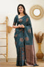 Angelic Rama Soft Silk Saree With Dalliance Blouse Piece KP