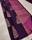 Prominent Wine Soft Silk Saree With Blooming Blouse Piece KPR
