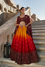 Load image into Gallery viewer, Low Price Offer Exclusive Mirror Work Lehenga Choli Collection ClothsVilla.com