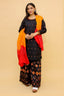 Navy Blue Pakistani Art Silk Plazo Suit For Indian Festival & Weddings - Sequence Embroidery Work, Thread Embroidery Work, Clothsvilla