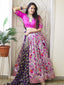 Purple Color Weaving Zari Work Jacquard Paithani Lehenga Choli Set Clothsvilla