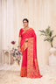 Pink Festive Wear Woven Banarasi Silk Saree ClothsVilla