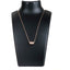 Rose gold Dimond Necklace-1 Gold-plated Diamond Brass Pendant ClothsVilla