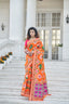 Seductive Orange Weaving Patola Silk Wedding Wear Saree ClothsVilla