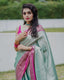 Classic Sea Green Soft Silk Saree With Murmurous Blouse Piece Shriji