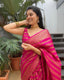 Glowing Pink Soft Silk Saree With Groovy Blouse Piece Shriji