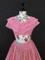 Pink Color Ready Made Georgette Blouse Clothsvilla