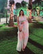 Multicolor Printed pure Organza saree ClothsVilla